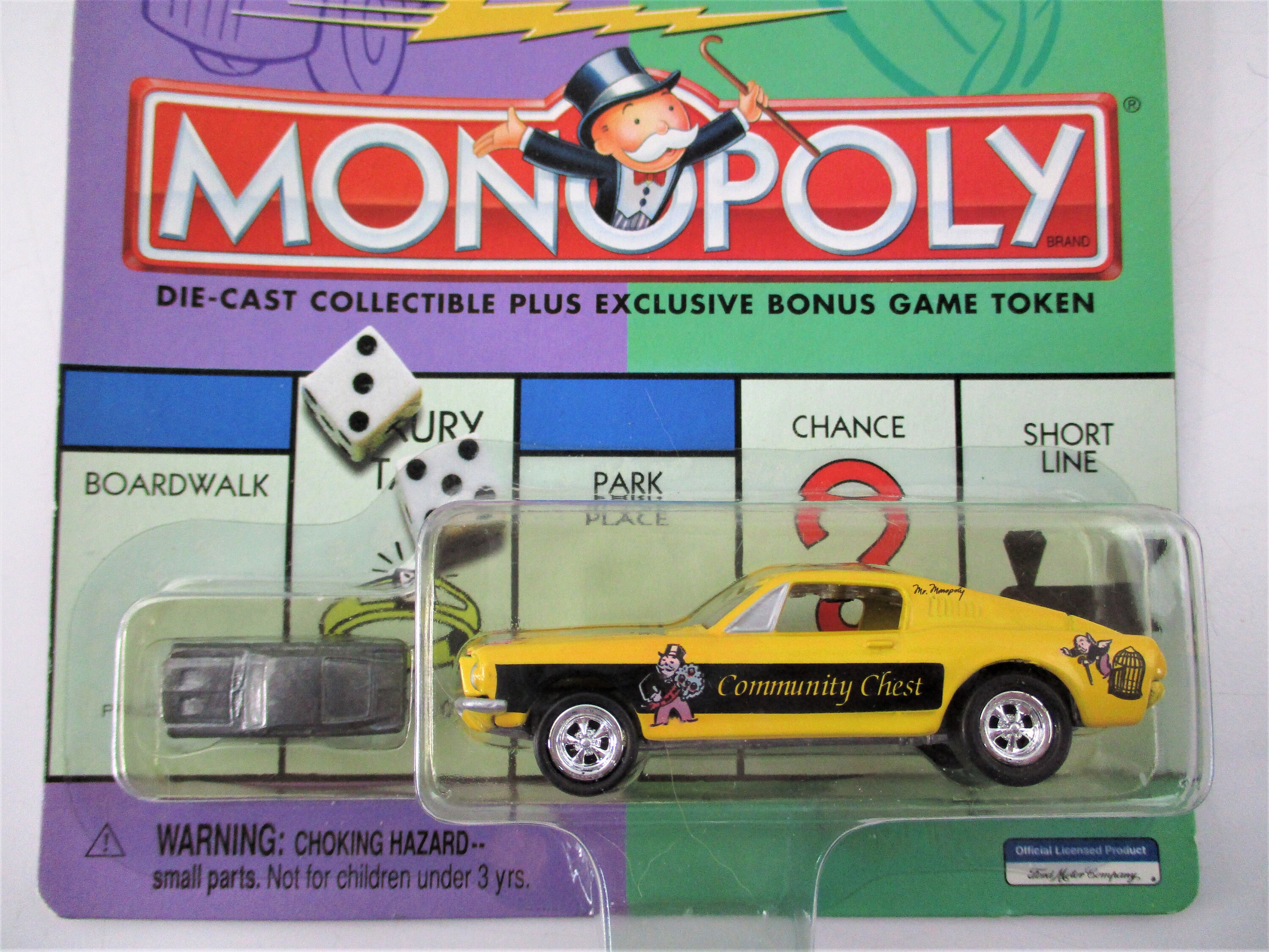 Johnny Lightning 2002 Monopoly Die- Cast Metal 4 Car Box Set