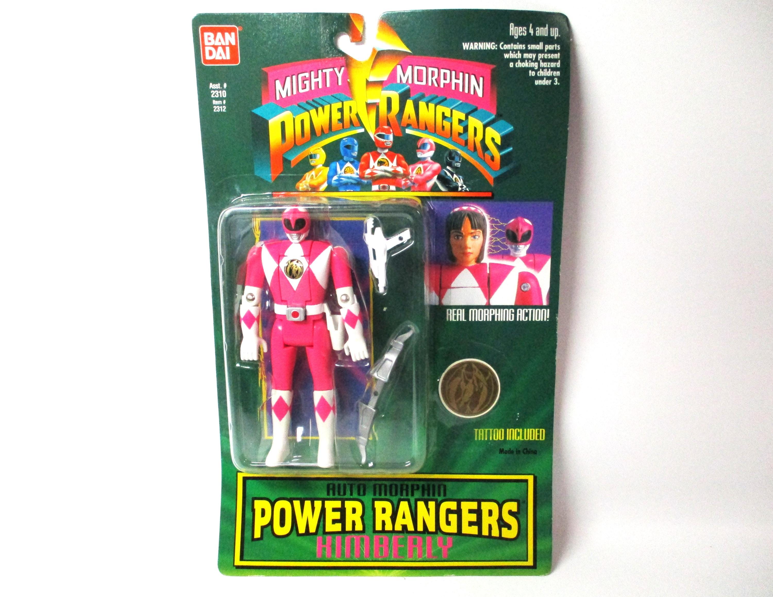 Mighty Morphin Power Rangers Auto Morphin Kimberly Toy TS2910 - Etsy