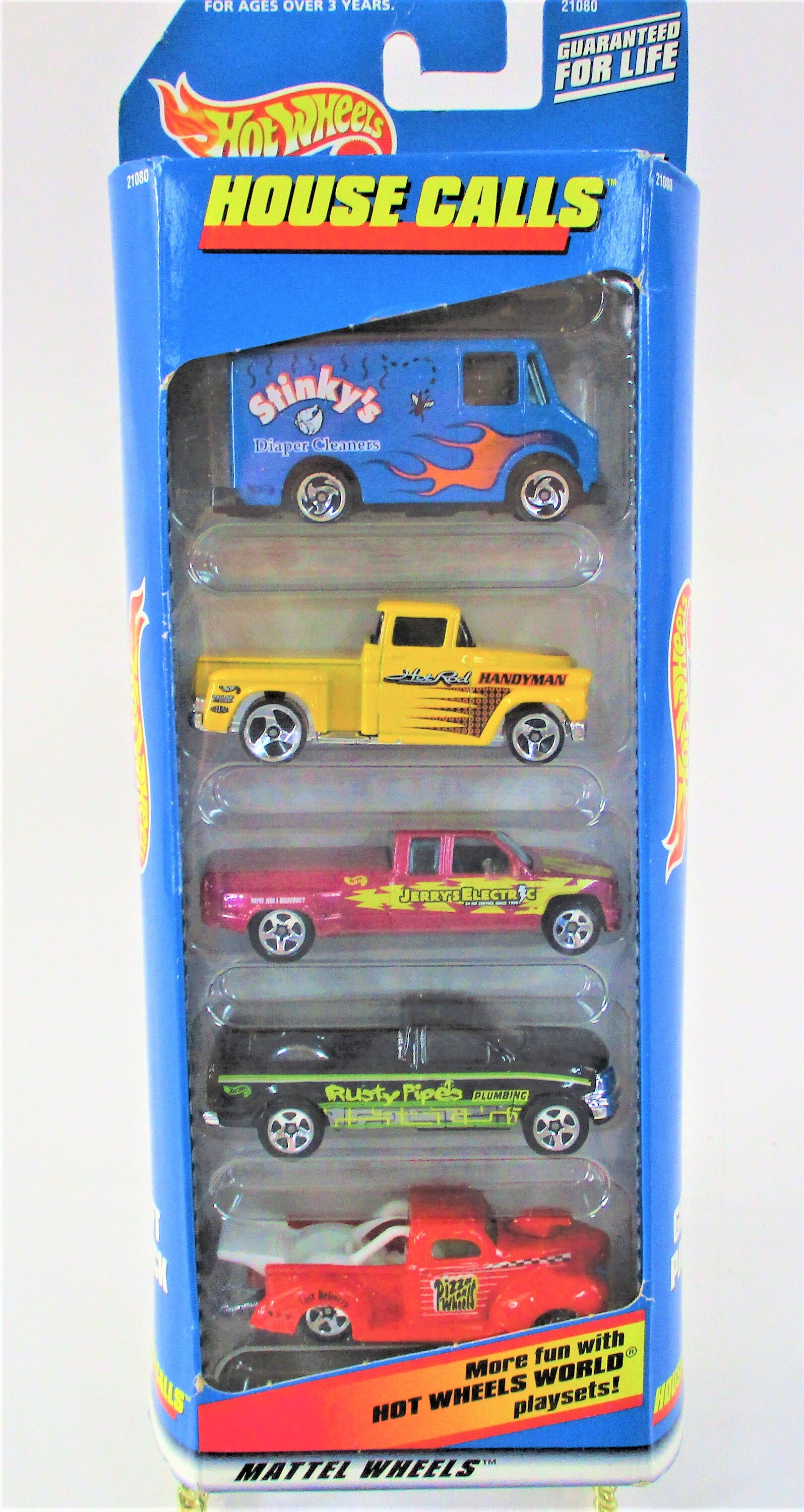 Mattel 1998 Hot Wheels House Calls Five Car Gift Pack TC1214 - Etsy