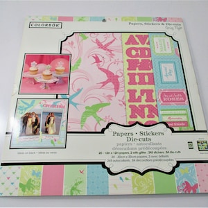 Colorbök 12 x 12 Glitter Card Stock Paper Pad - Gumdrop 74642