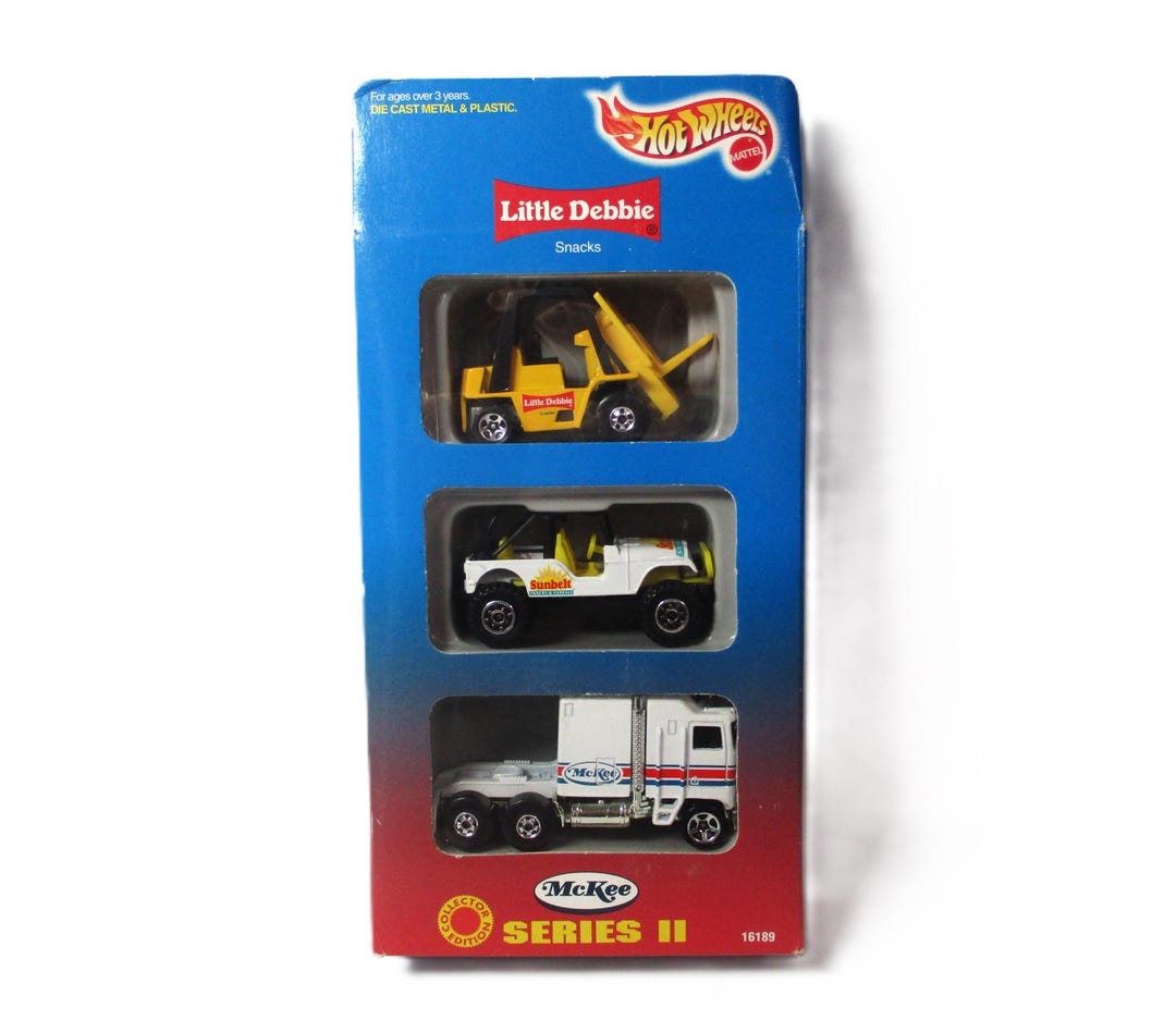 Hot Wheels Little Debbie Snacks 3台パック Hot Wheels Little Debbie 3car Set 16189 Series 2 for sale