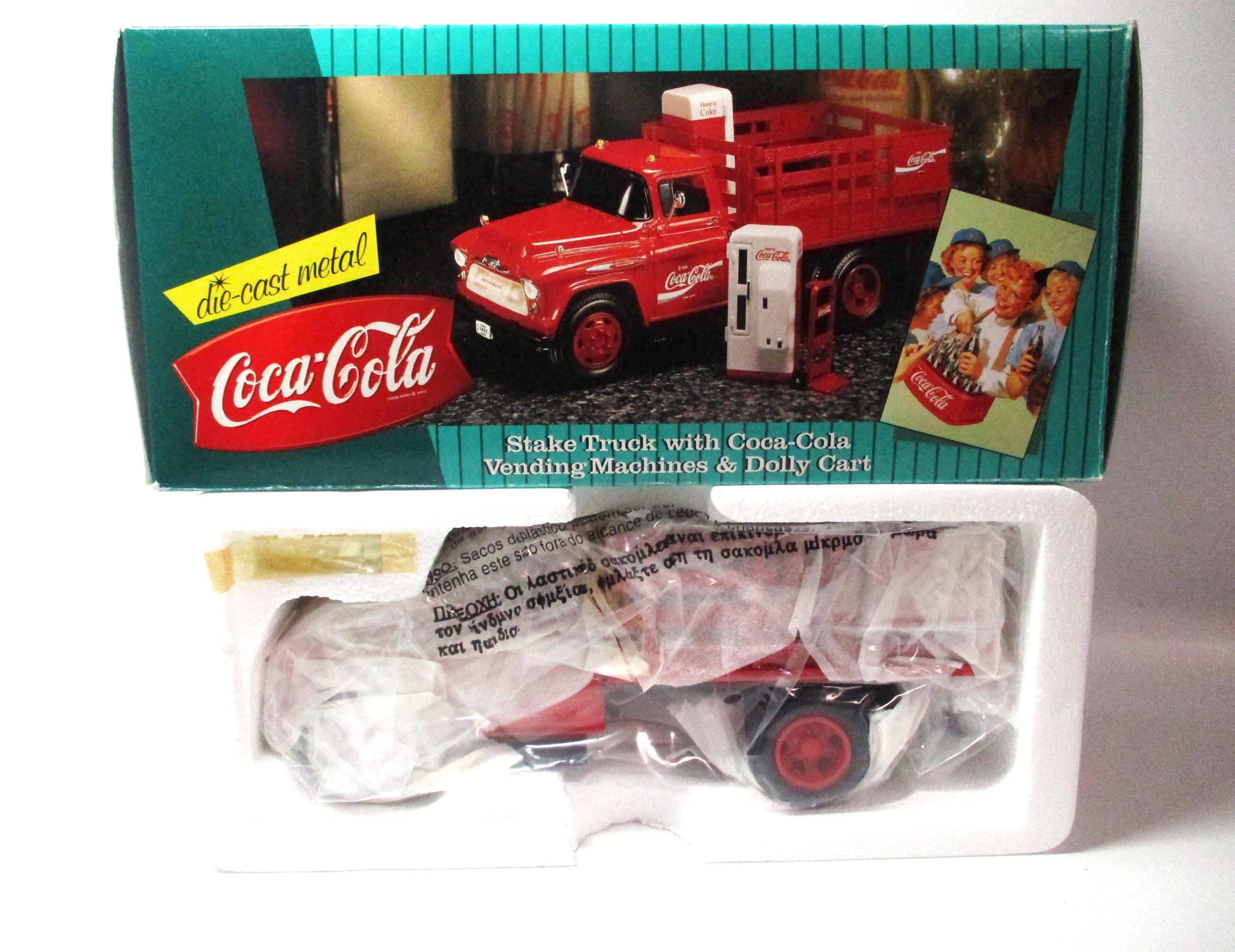 Coca Cola Diecast Stake Truck With Accessories TT3297 - Etsy