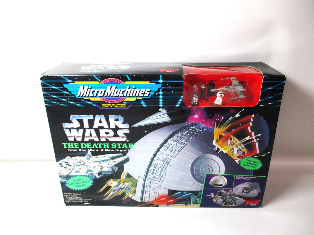Micro Machines Star Wars the Death Star Toy Set TS3477 - Etsy