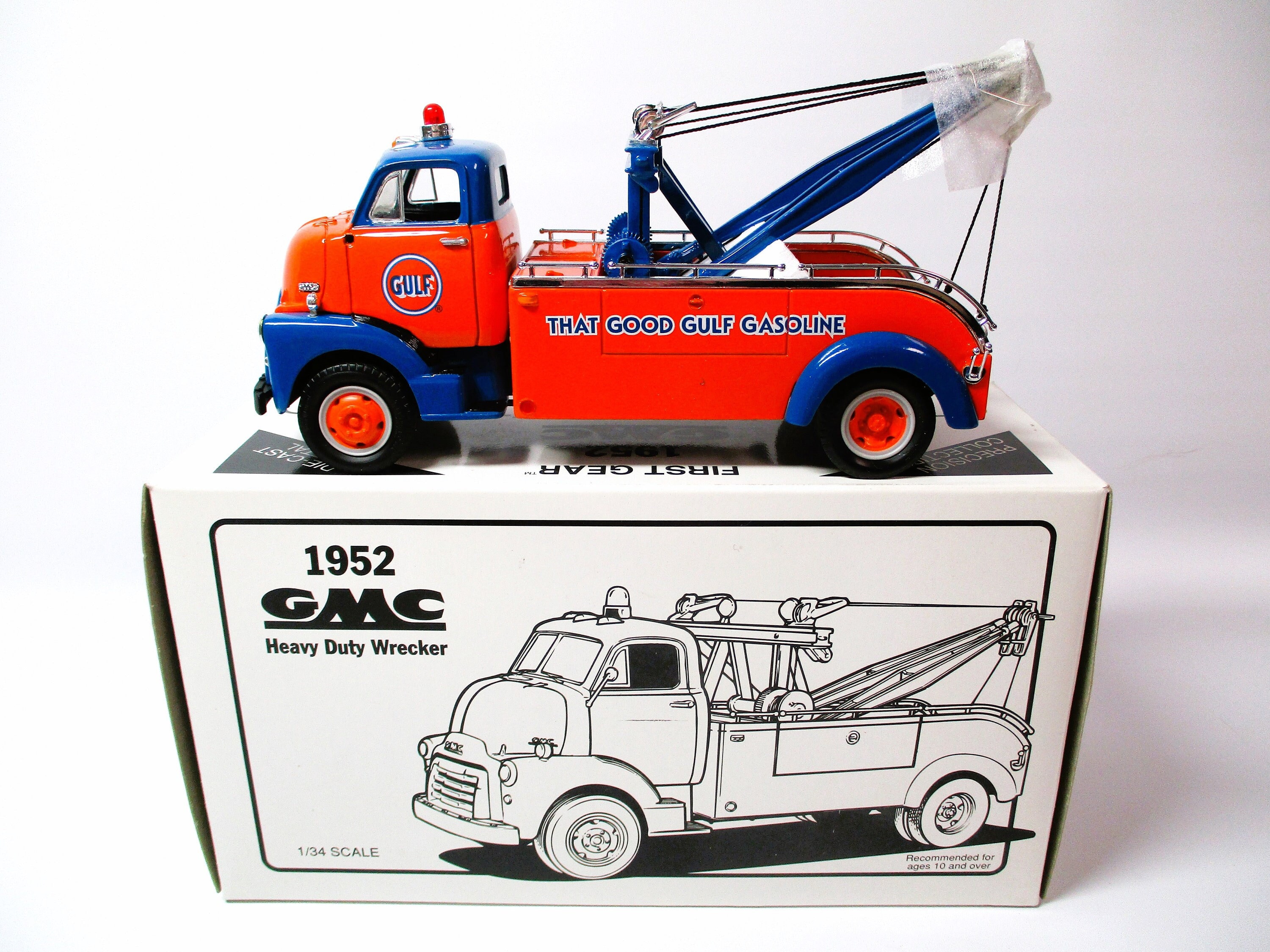 First Gear 1952 GMC Gulf Gasoline Heavy Duty Wrecker TT2301 - Etsy