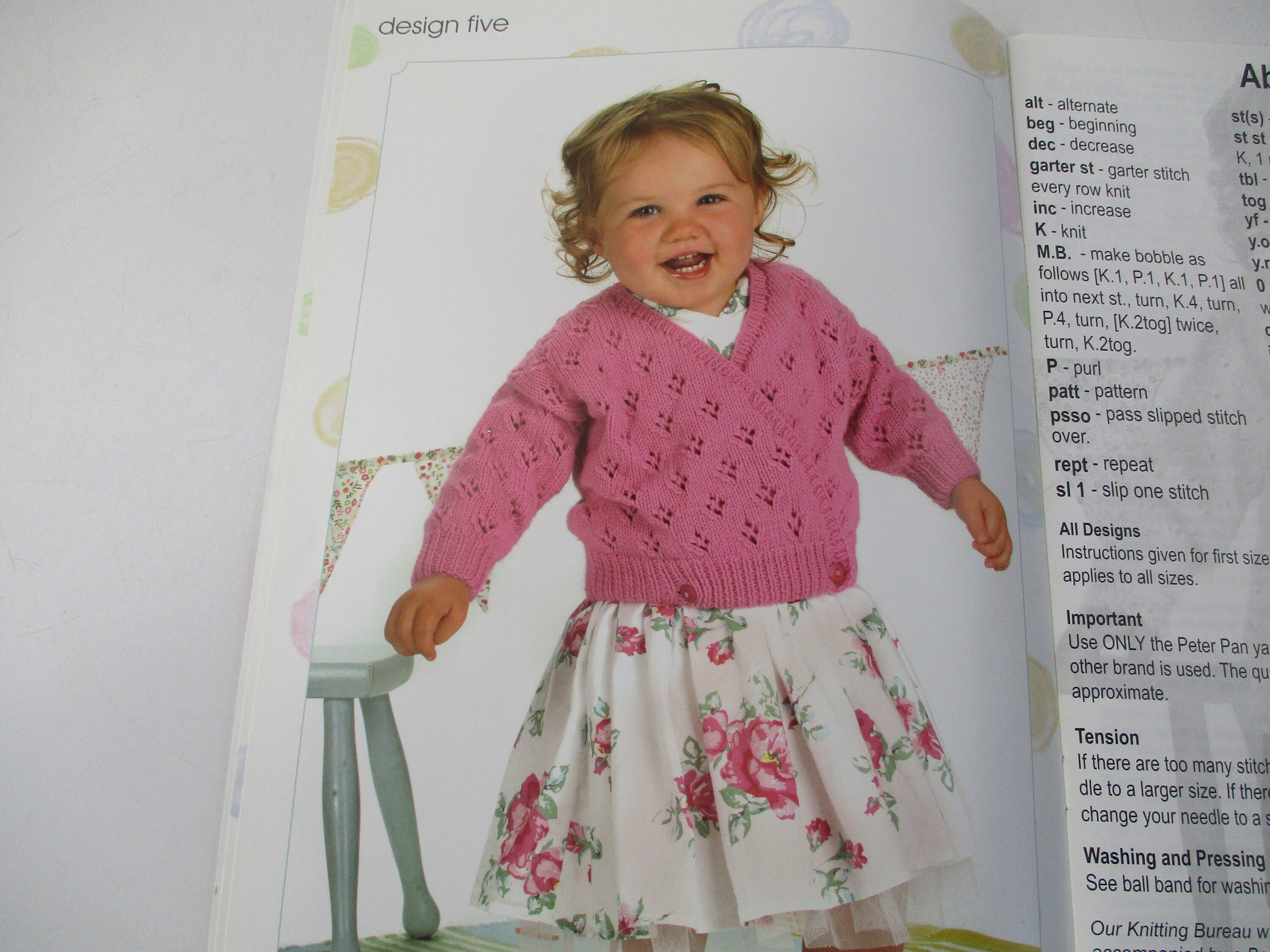 Peter Pan Yarn Twelve Designs for Newborns and Children Pattern Book BK599 Etsy