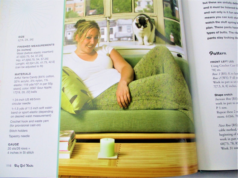 BK832 Big Girl Knits 25 Big Bold Projects Shaped for Real Women with Real Curves hardback pattern book by Jillian Moreno and Amy R Singer