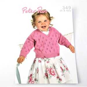 Peter Pan Yarn Twelve Designs for Newborns and Children Pattern Book BK599