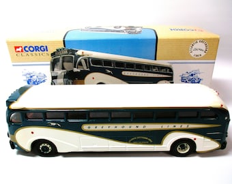 Corgi Classics Greyhound Lines Yellow Coach TB2307 - Etsy