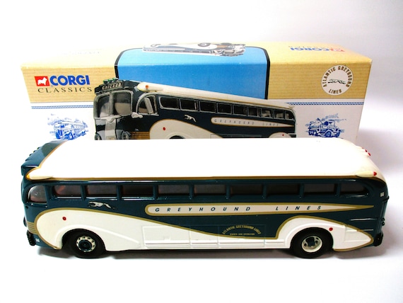 Corgi Classics Greyhound Lines Yellow Coach TB2307 - Etsy
