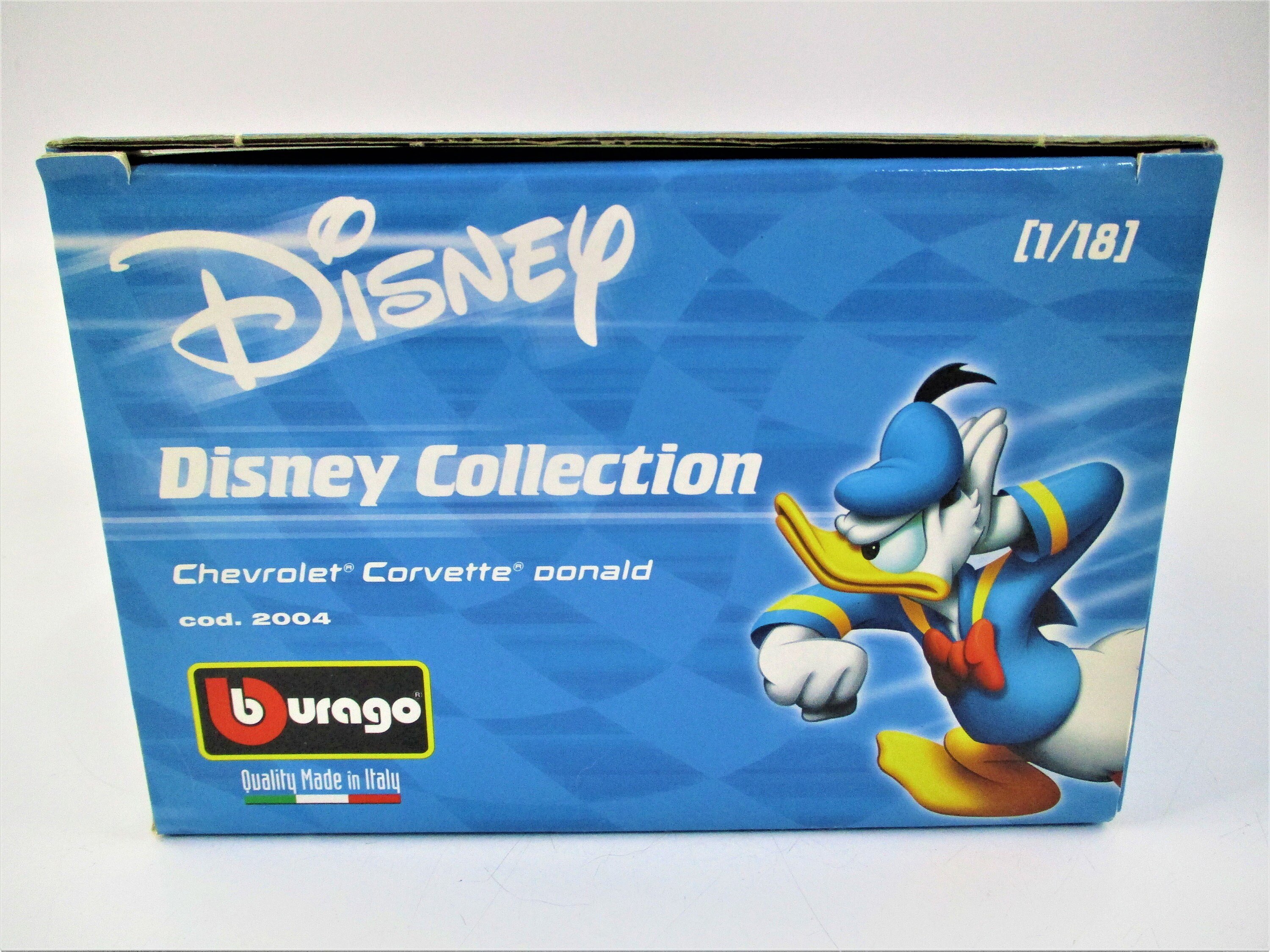 Disney Collection Donald Duck Burago Chevrolet Corvette