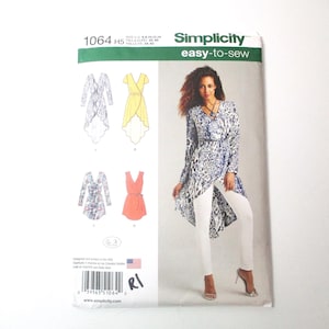 Simplicity Misses Tunics with Length Variations Pattern PT3065