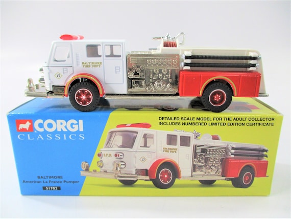Corgi Classics 1997 Baltimore American La France Pumper TT1004 - Etsy