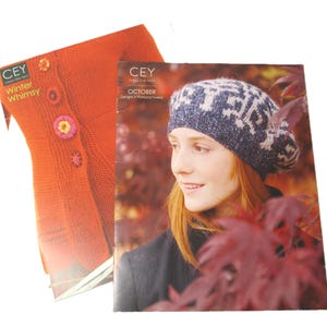 Classic Elite Yarns Winter Whimsy and October Knitting Pattern Books BK2748