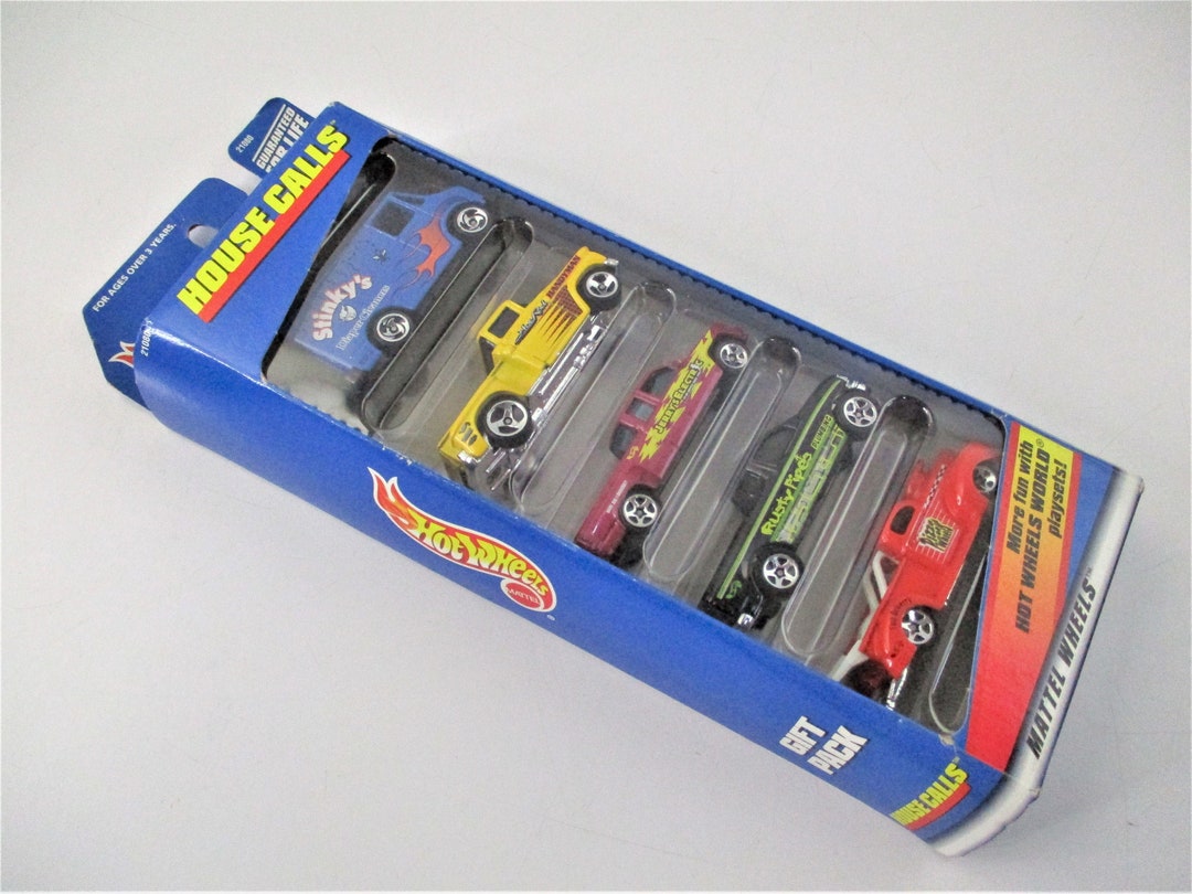 Mattel 1998 Hot Wheels House Calls Five Car Gift Pack TC1214 - Etsy