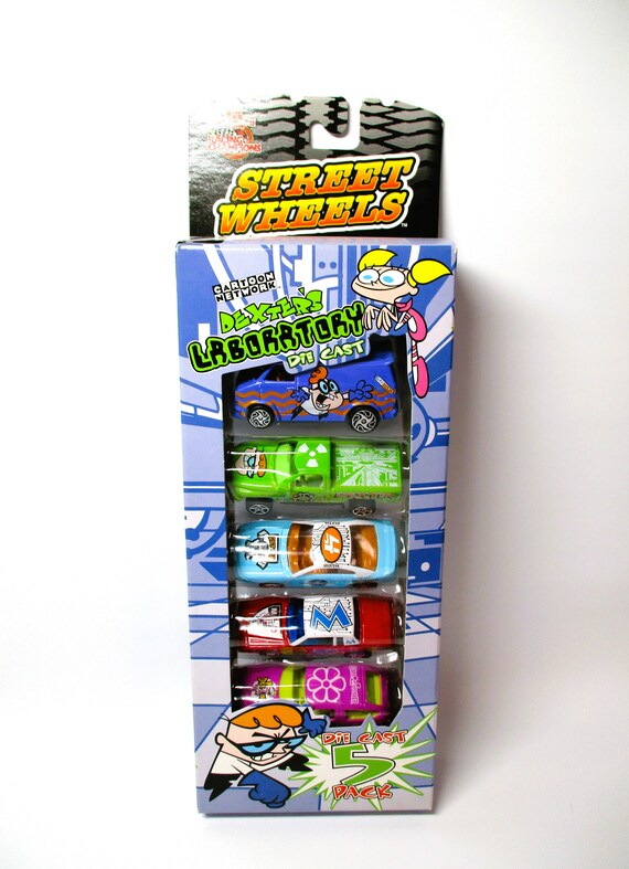 Racing Champions Dexter's Laboratory Street Wheels Five Pack Set