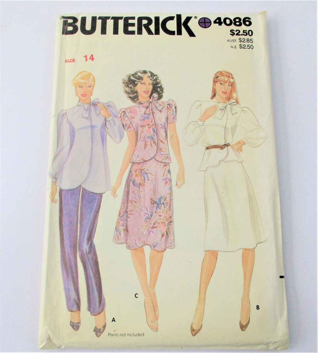 Butterick Misses Tunic Top and Skirt Pattern Size 14 PT928 - Etsy