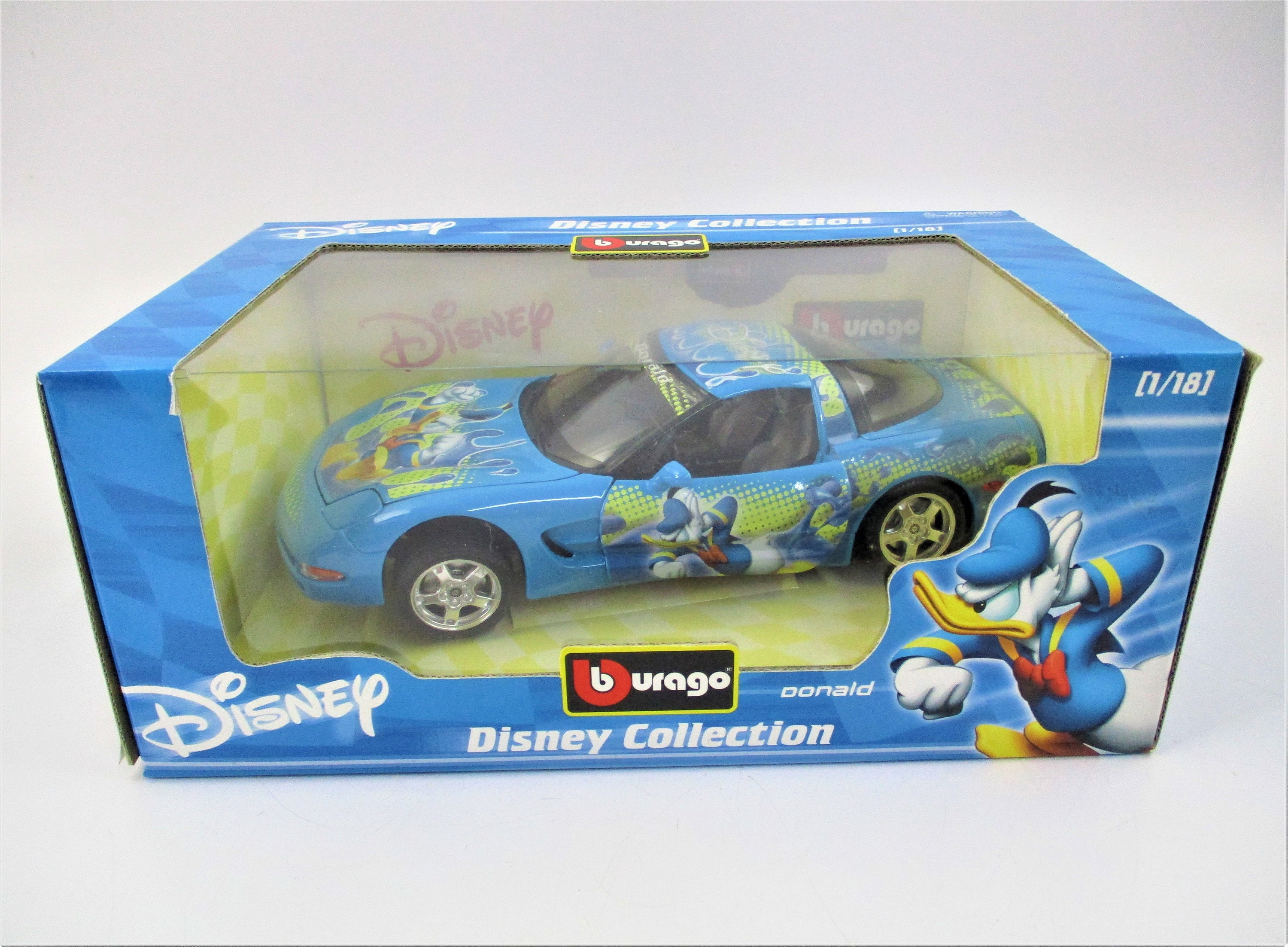Disney Collection Donald Duck Burago Chevrolet Corvette