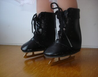 60mm shoe black ice skates marie francoise disney doll animator finouche myoudoll maru helen kish ruby Red Fashion Friends