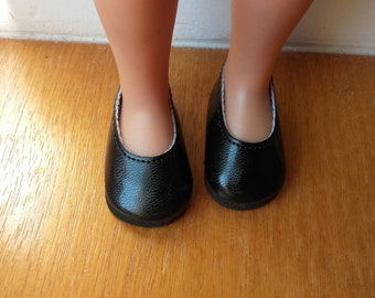 Chaussures Ballerine noire pour poupée les chéries corolle paola reina amigas cathie bella hearts 4 hearts doll 14"