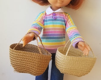 outfit tote bag straw basket for doll les cheries corolle paola reina amigas hearts 4 hearts doll 14" ruby red fashion friends