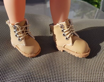 Chaussures bottes type t i mberland beige pour poupée les chéries corolle paola reina amigas hearts 4 hearts doll 14" chaussures