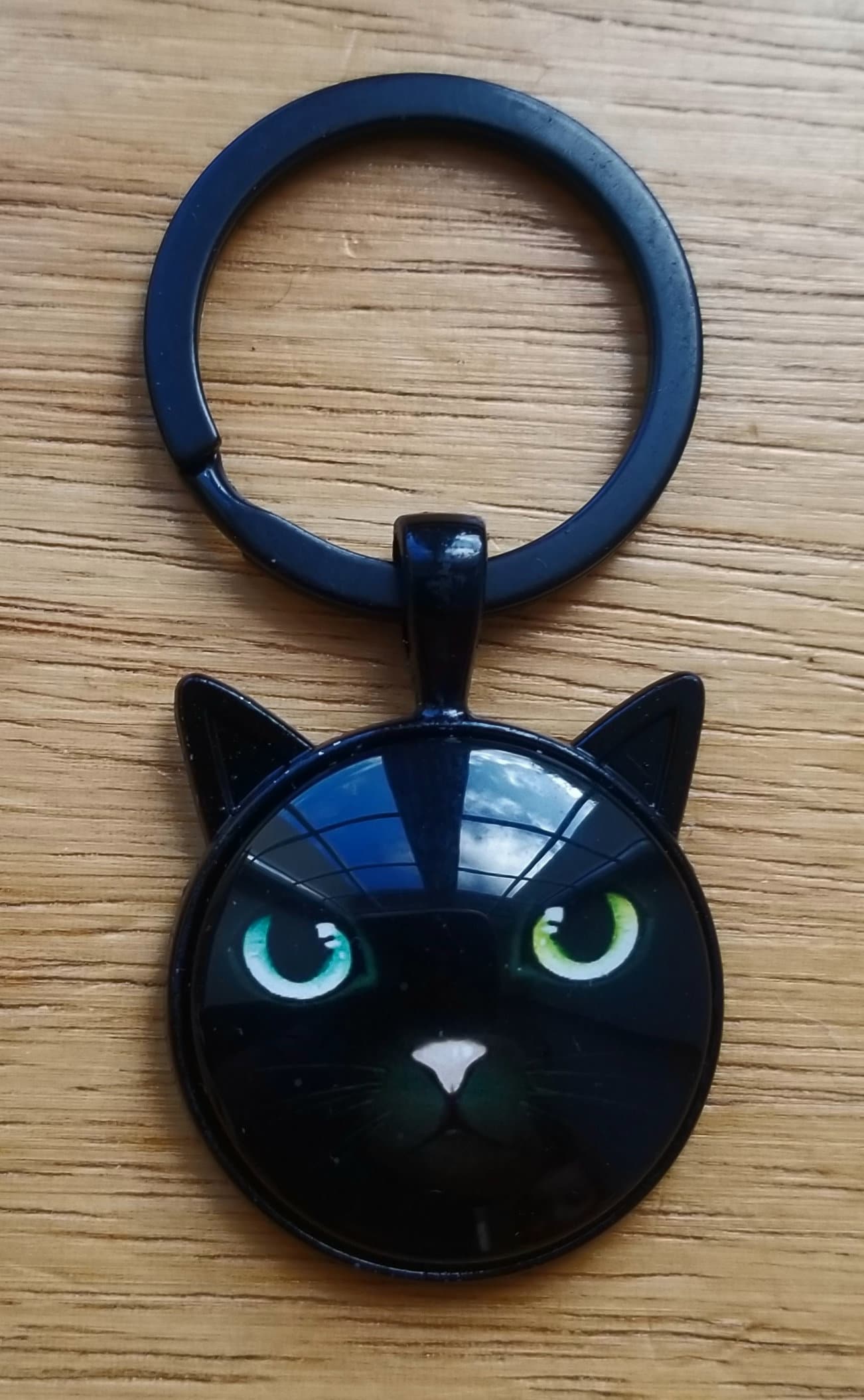 【COMFORT】Big ear BLACK CAT PIYONG / KEY RING COMFORT x Isetan PIYONG 삐용이 Key Ring - 콤포트