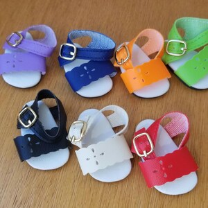 50mm openwork sandals shoes doll paola reina amigas les chéries Ruby Red Fashion Friends Kaye Wiggs MSD vestida de azul heart 4 heart