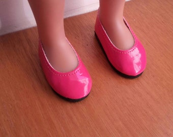 Chaussures rose fushia fleur pour poupée les chéries corolle paola reina amigas cathie bella