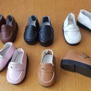 Shoes 50mm moccasin doll little darling Dianna Effner Geri mini maru ruby red fashion friends siblies gretta D'Nenes Meadow Tweens