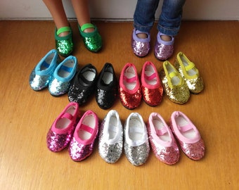 Chaussures ballerine paillettes poupée les chéries corolle paola reina amigas Ruby Red fashion friands cathie bella American