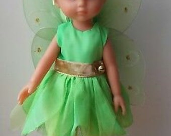 Outfit Kleidung Kleid Tinkerbell Puppe Les Cheries Corolle Paola Reina Wellie Wishers Ruby Red Fashion Friends Glitzer Mädchen Herz 4 Herz