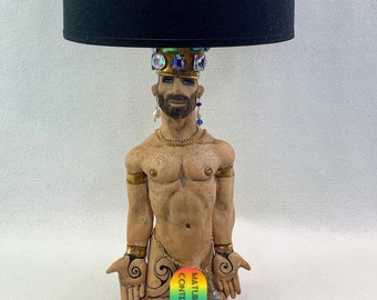 Art gay original | sculpture masculine | figurine masculine | statue du corps de l'homme | art queer | LGBTQ | cadeau d’intérêt gay | hommes gais | faune gay