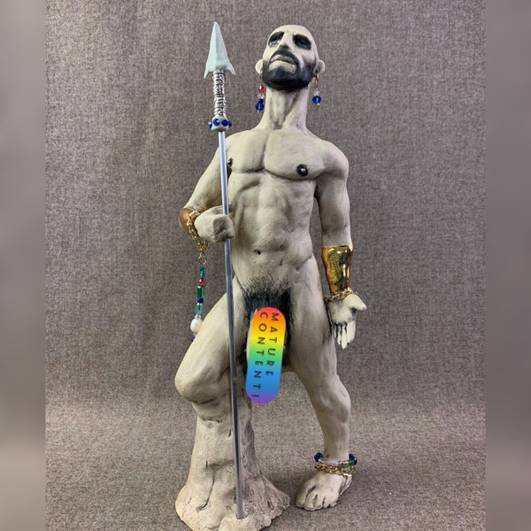 Gay male art | male sculpture | male figurine | man body statue | queer art | LGBTQ