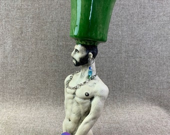 Art masculin gay | sculpture masculine | figurine masculine | statue du corps de l'homme | art queer | LGBTQ