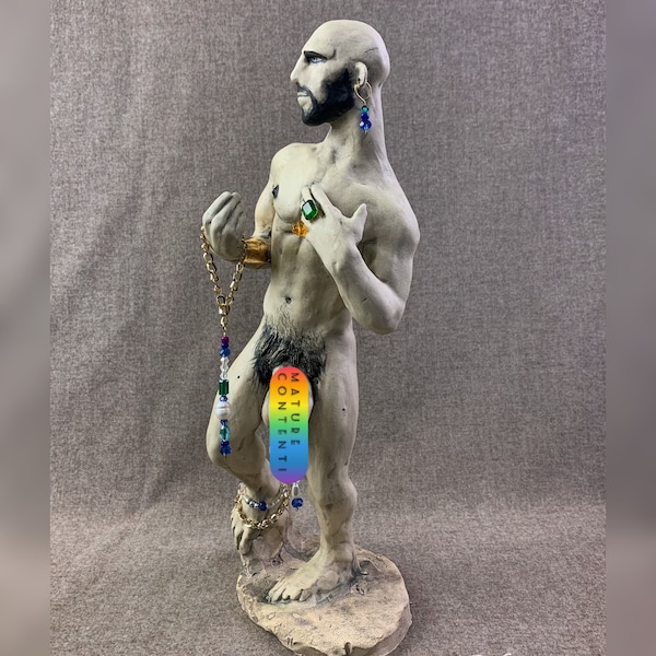 Gay male art | male sculpture | male figurine | man body statue | queer art | LGBTQ