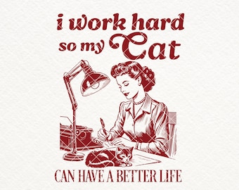 Funny Cat Lover Shirt Design, Cat Mom SVG PNG Digital Download