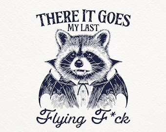 Funny Raccoon Halloween SVG PNG: Spooky Season Design (Digital Download
