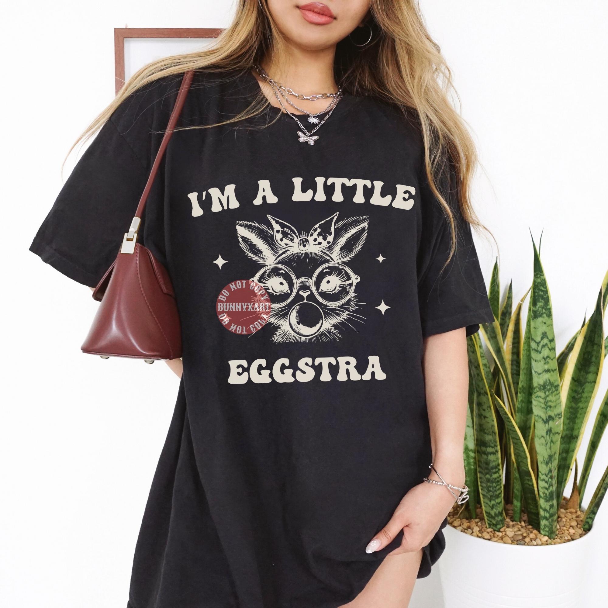 I'm A Little Eggstra SVG PNG, Funny Easter Bunny Shirt, Sassy Rabbit ...