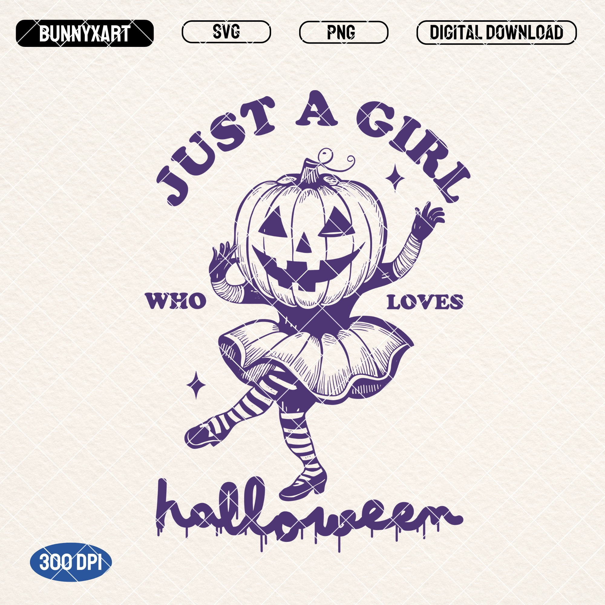 Just a Girl Who Loves Halloween SVG PNG files, Funny Girls Halloween, Pumpkin Halloween, Fall Vibes Svg, Halloween Girls, Spooky Season Png