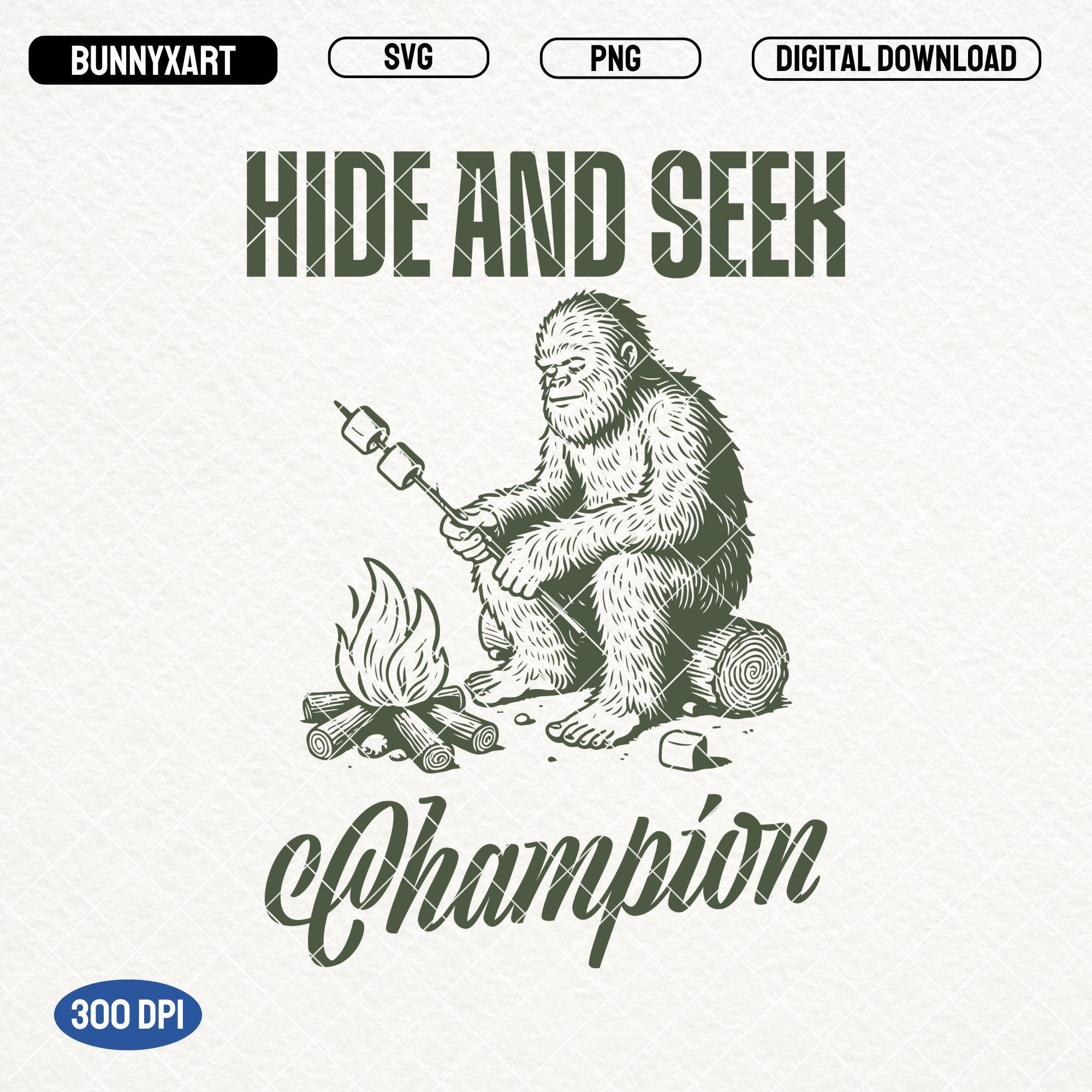 Undefeated Hide and Seek Champion - Etsy