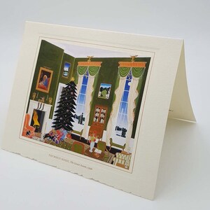Original President Bill Clinton 1996 White House Christmas Card