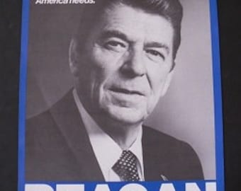 Ronald Reagan Classic New Leadership Campaign Poster