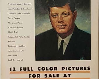 John F Kennedy Assassination "Last Hour in Dallas"  Poster