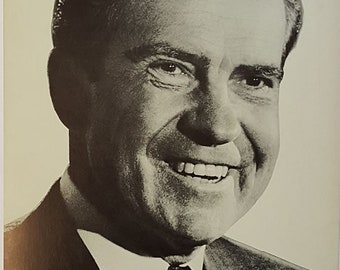 1968 Richard Nixon Scarce "This Time Nixon" Campaign Poster