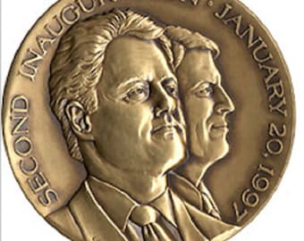 1997 Bill Clinton Official inaugural Medal with Presentation Gift Box
