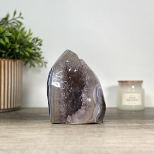 Agate & Quartz Stone Flame Carving | FST0154