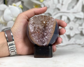 Top Grade Sphere Geode Lot Selection , Pick yours from the List. | Amethyst Sphere, Druzy Sphere, Agate Sphere.