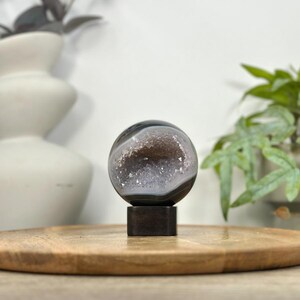 Quartz Druzy & Agate Sphere Geode -  SPH0198