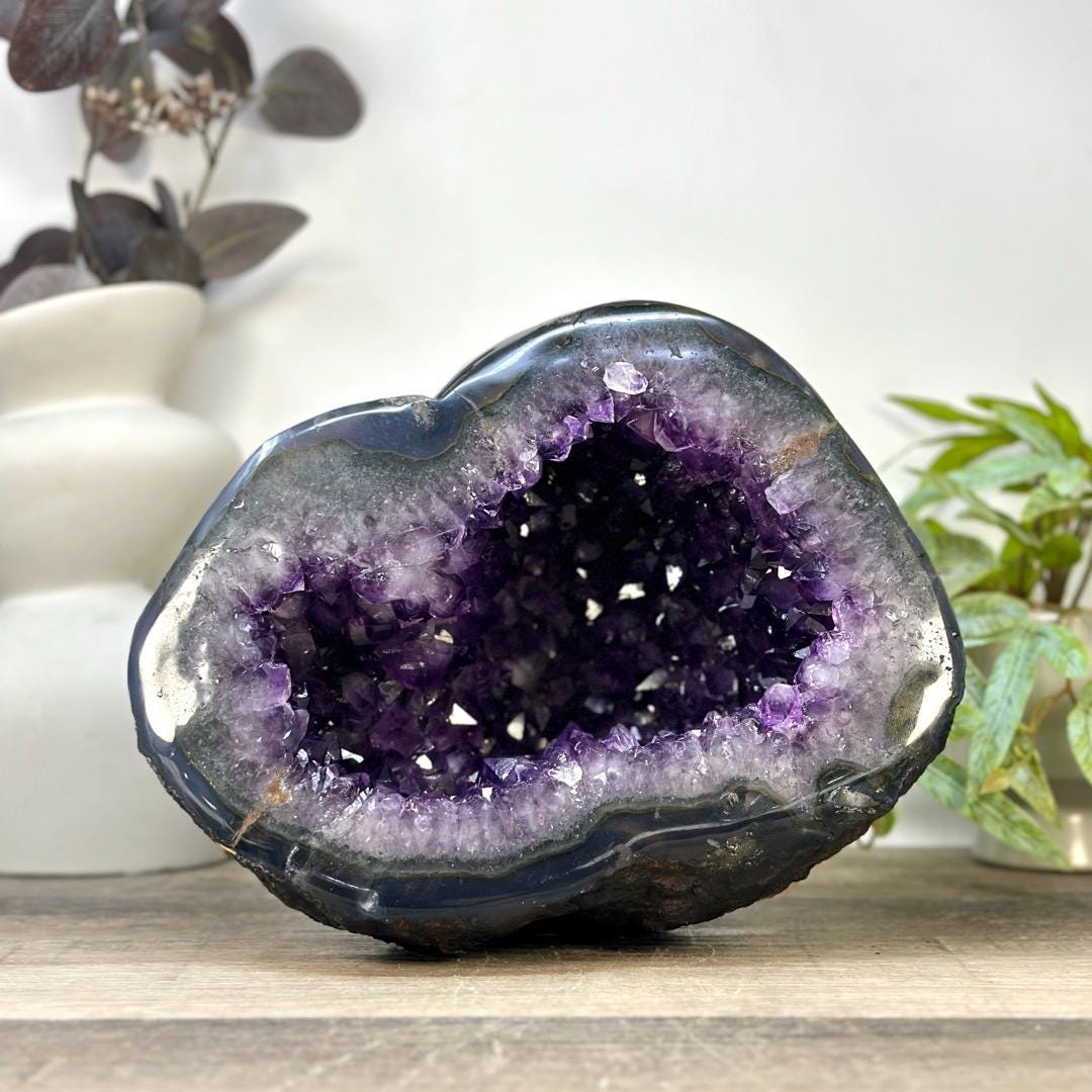 Amethyst geode x large - Etsy 日本