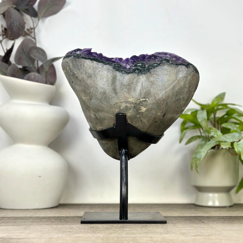 Deep Purple Natural Amethyst Crystal Specimen - MWS3392 - Etsy Canada